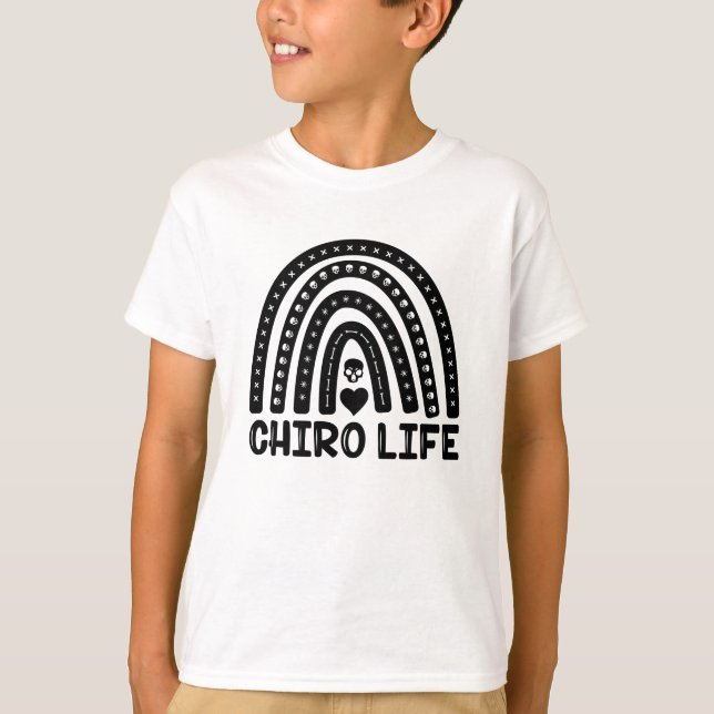 Chiropraktische Spine Chiropraktikum T-Shirt (Vorderseite)