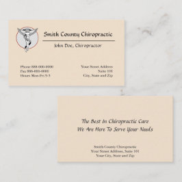 Chiropraktische Visitenkarte