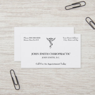 Chiropraktische Visitenkarte