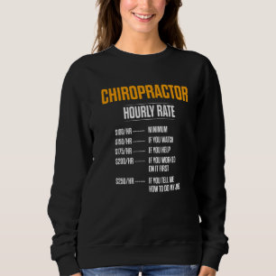 Chiropraktische Wirbelsäule Behandlung Spinaler Ch Sweatshirt