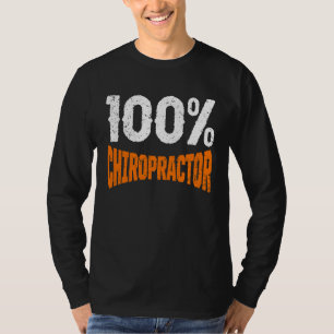 Chiropraktische Wirbelsäulenbehandlung 100 Spinal T-Shirt