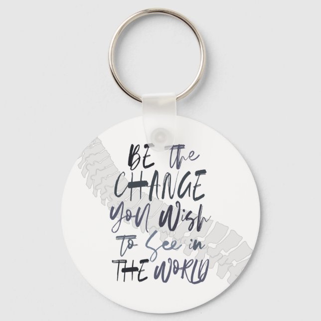 Chiropraktisches Abschluss-Geschenk, Chiropraktik, Schlüsselanhänger (Vorderseite)