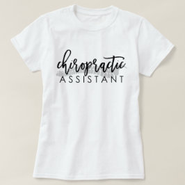 Chiropraktisches Assistenzskript mit Wirbelsäule-T T-Shirt