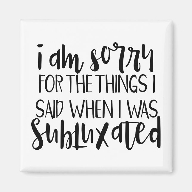 Chiropraktisches Geschenk, Chiropraktikergeschenk, Magnet (Vorne)