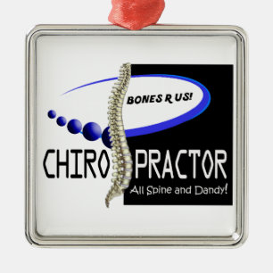 CHIROPRAKTOR - ALLE SPINE UND DANDY - KNOCHEN ODER SILBERNES ORNAMENT