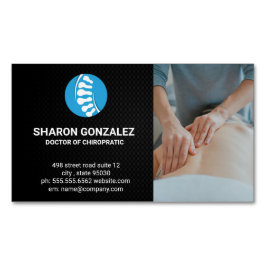 Chiropraktor | Anatomie des Rückenmarks Magnetische Visitenkarte