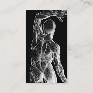 Chiropraktor Anatomie Zurück Chiropraktisches Schw Visitenkarte