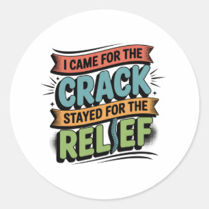 Chiropraktor Back Relief Funny Gift Runder Aufkleber