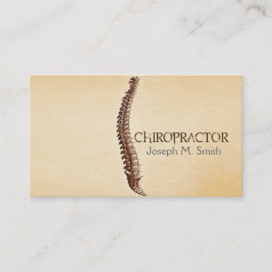 Chiropraktor, Chiropraktik, Krankenversicherungska Visitenkarte