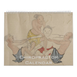 Chiropraktor-Chiropraktik-Therapeut-Aquarell Kalender