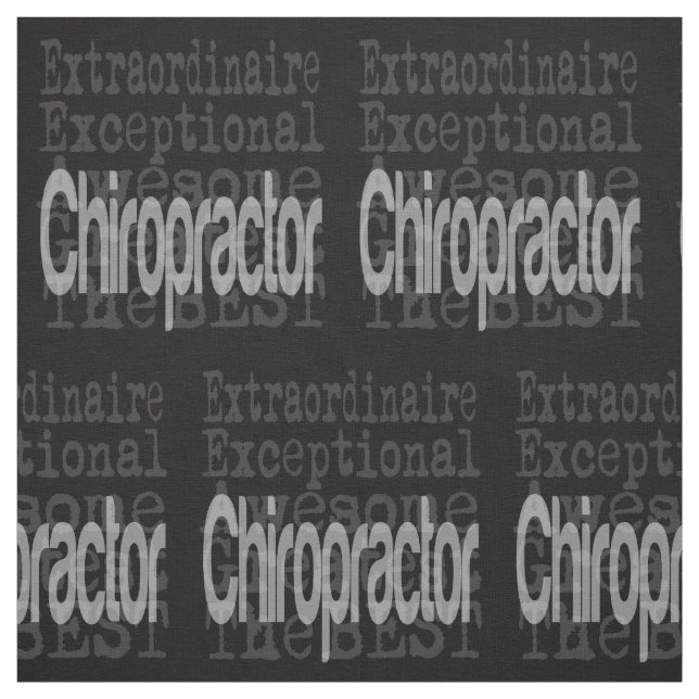Chiropraktor Extraordinaire Stoff (Muster)