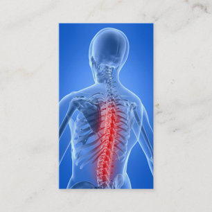 Chiropraktor-Geschäft Card5 Visitenkarte