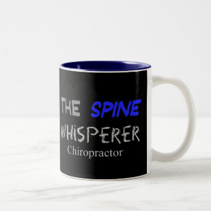Chiropraktor-Geschenke "der DornWhisperer " Zweifarbige Tasse