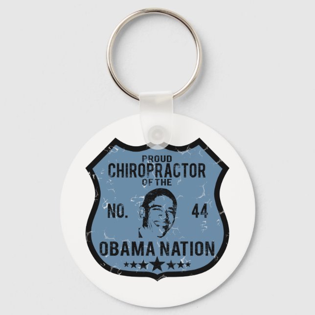 Chiropraktor Obama Nation Schlüsselanhänger (Vorderseite)