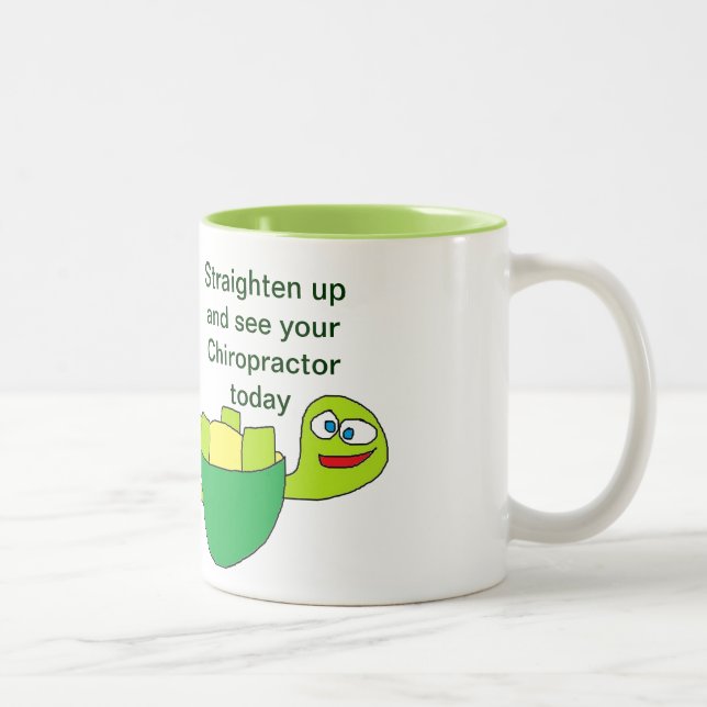 Chiropraktor-Tasse Zweifarbige Tasse (Rechts)