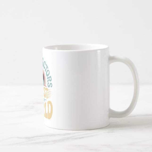 Chiropraktoren passen das Design des World Retro a Kaffeetasse (Rechts)