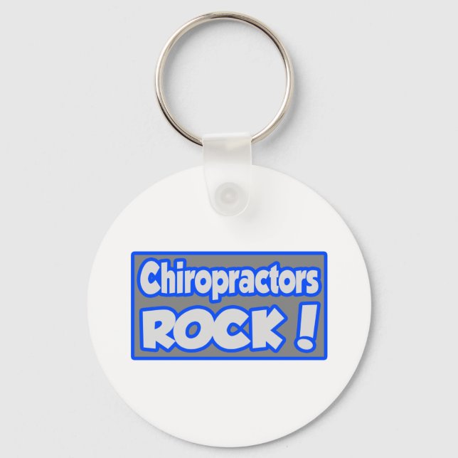 Chiropraktoren Rock! Schlüsselanhänger (Vorderseite)