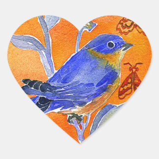 'Chirp' Herz Herz-Aufkleber