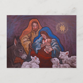 Chirstmas Nativity postcard Feiertagspostkarte