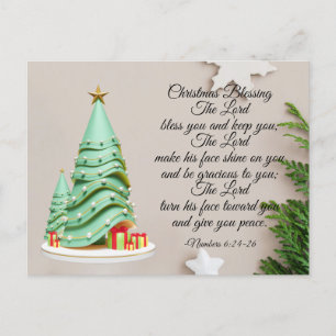 Chirstmas Segen Postkarte