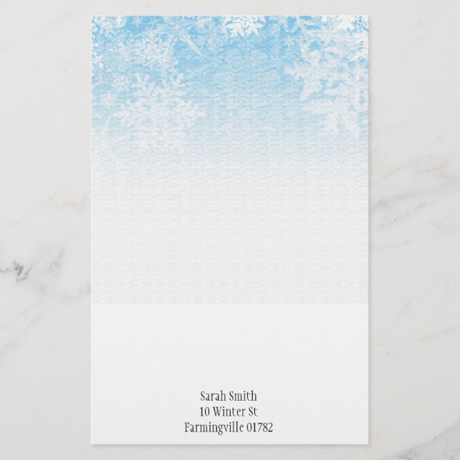 Chirstmas stationär briefpapier (Vorderseite)