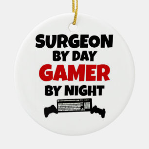 Chirurg bei Day Gamer by Night Keramik Ornament