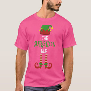 Chirurg Elf Familie passende Gruppen-Pyjamas Weihn T-Shirt