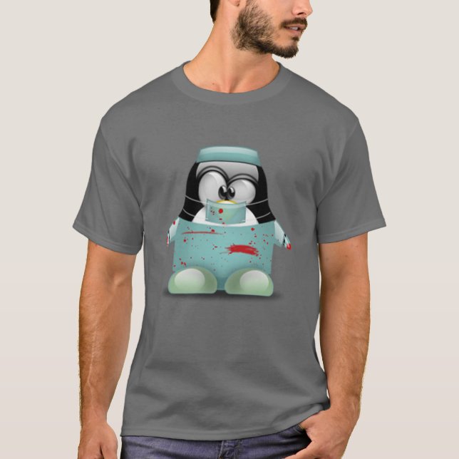 Chirurg Tux T-Shirt (Vorderseite)