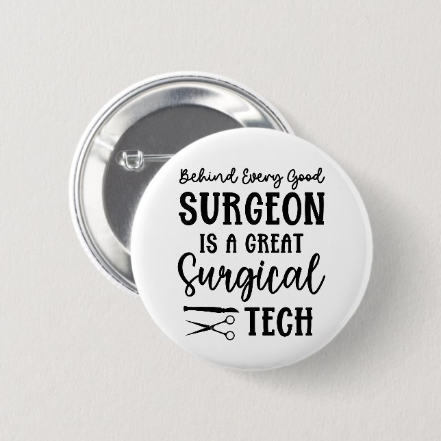 Chirurgie | Bewertung des chirurgischen Technikers Button (Vorne & Hinten)
