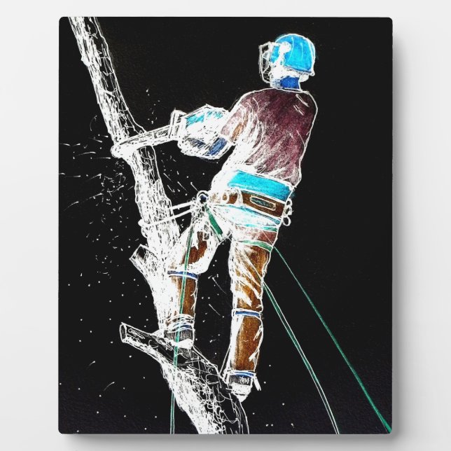 Chirurgin Electric Tree Arborist Kettensäge Fotoplatte (Vorderseite)