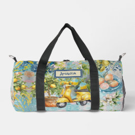 Chirurgisch blaues türkisfarbenes sizilianisches Z Duffle Bag