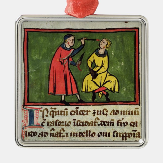 Chirurgische Behandlung, von einer Ausgabe Ornament Aus Metall (Vorne)