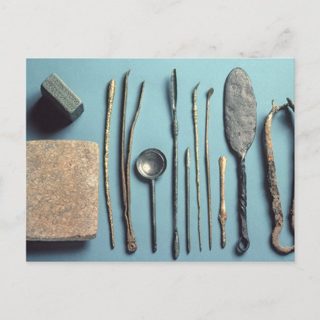 Chirurgische Instrumente Postkarte (Vorderseite)