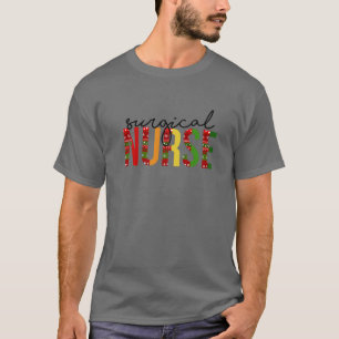 Chirurgische Krankenschwester Weihnachten Weihnach T-Shirt