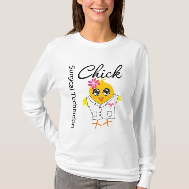 Chirurgischer Techniker-Küken T-Shirt (Vorderseite)