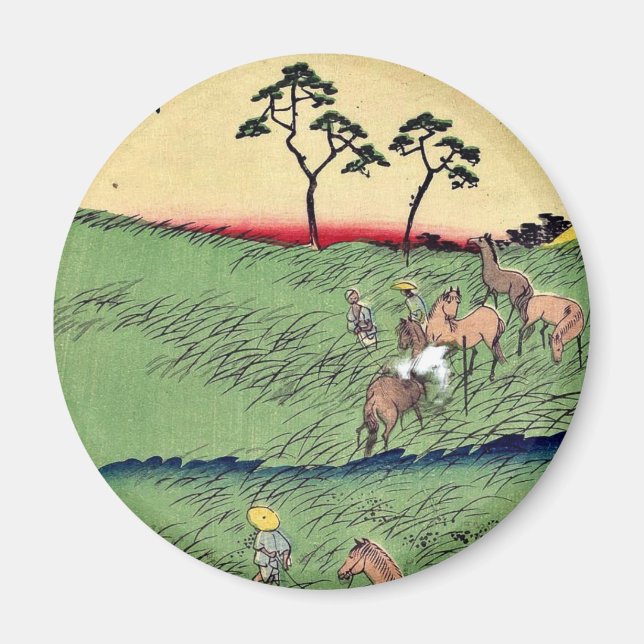 Chiryu von Utagawa, Hiroshige Ukiyoe Magnet (Vorne)