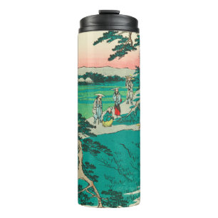Chiryuu, Japan: Vintager Woodblock Druck Thermosbecher
