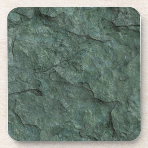 Chiseled Gray Green Rock Untersetzer