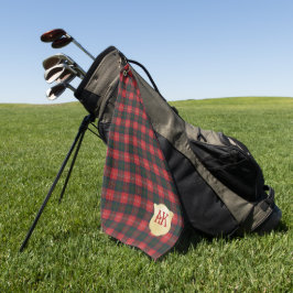 Chisholm Modern Original Scottish Tartan Golfhandtuch