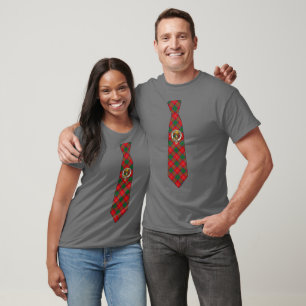 Chisholm schottisches Clan-Abzeichen und Tartan-Sc T-Shirt