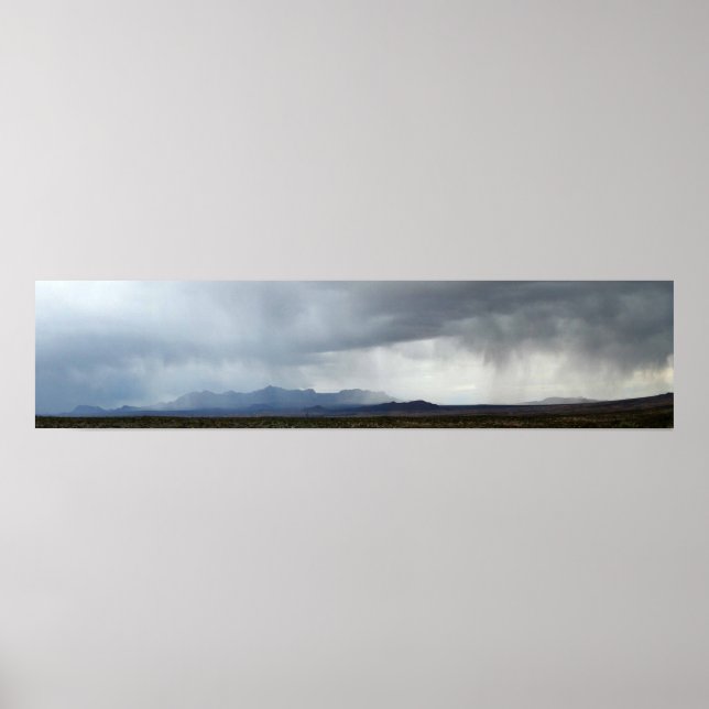 Chisos Mountains Rainstorm - Big Bend Poster (Vorne)