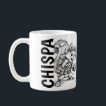 CHISPA & BOLO Steampunk Animal Mug Kaffeetasse<br><div class="desc">Add personality to your coffee time with this unique mug featuring a playful black-and-white illustration of two steampunk-inspired animal characters: a clever squirrel and a quirky bird wearing mechanical gear and goggles. The design also includes the bold names “CHISPA” and “BOLO, ” giving the mug a fun and creative identity....</div>