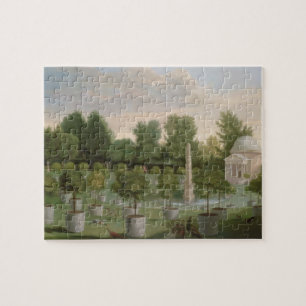 Chiswick Haus-Gärten (Öl auf Leinwand) Puzzle