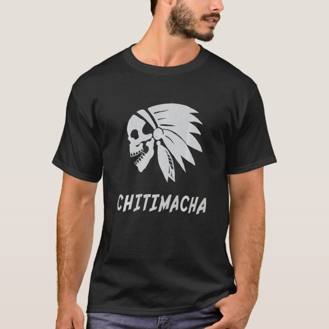 Chitimacha Native American Indian Tradition Respec T-Shirt (Vorderseite)