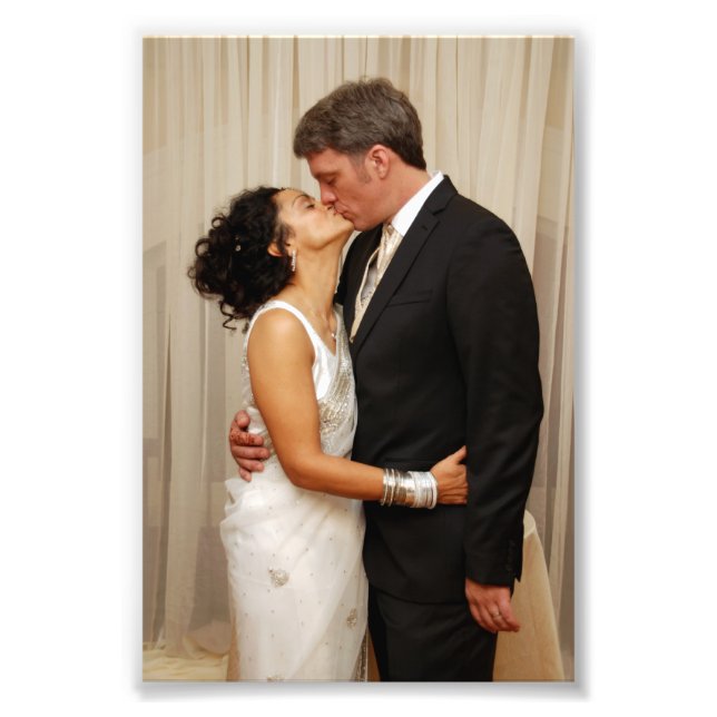Chitra & Jeffrey: Hochzeit Fotodruck (Vorne)
