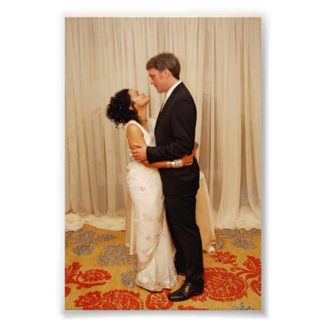 Chitra & Jeffrey: Hochzeit Fotodruck (Vorne)