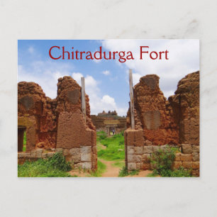 Chitradurga Fort, Karnataka, Indien Postkarte