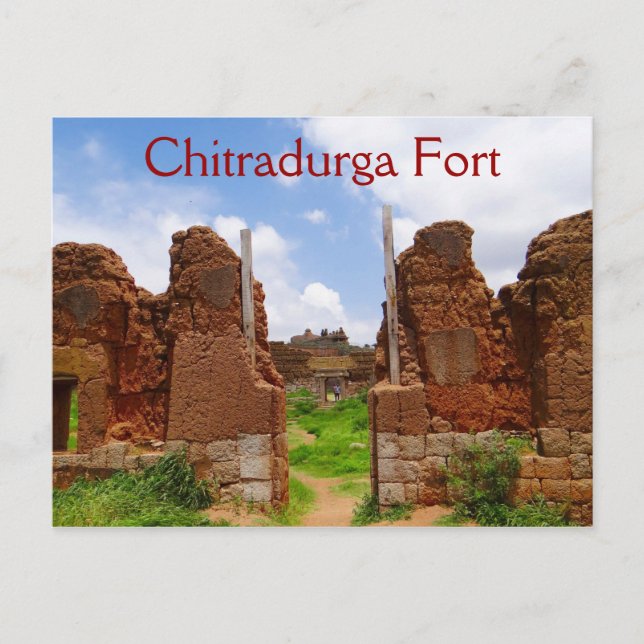 Chitradurga Fort, Karnataka, Indien Postkarte (Vorderseite)