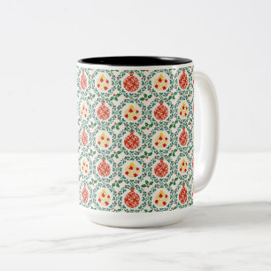 Chitsmas Floral Elegance Zweifarbige Tasse