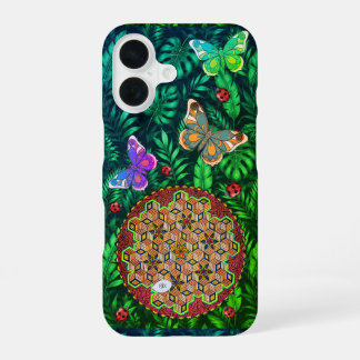 "Chitta Vritti Nirodha" (Farbzeichnung) iPhone 16 Hülle